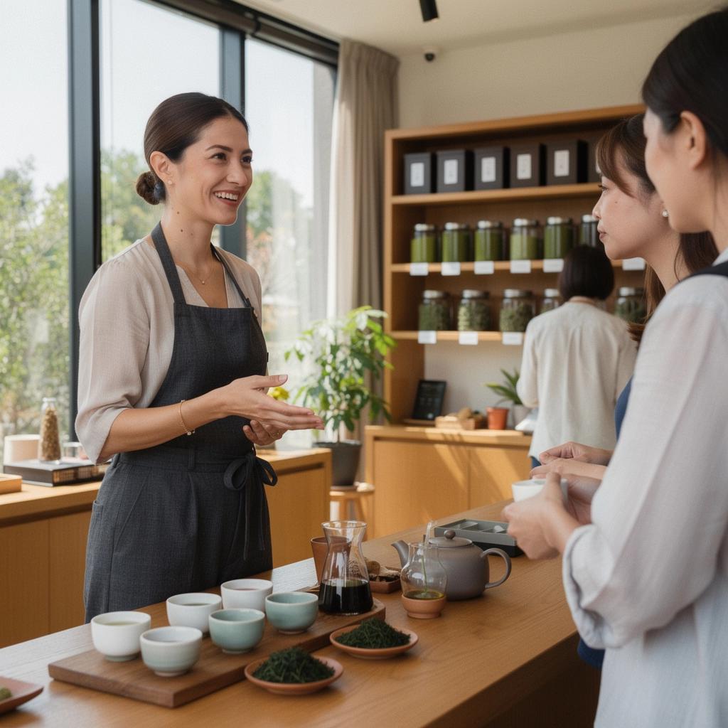 Egy csésze Sencha zöld tea gőze, amely a természet esszenciáját idézi.